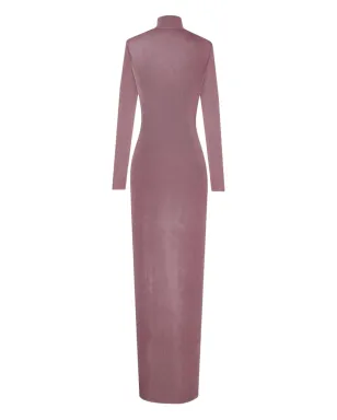 Saint Laurent ロングスリーブ マキシドレス - ピンク - サムネイル2