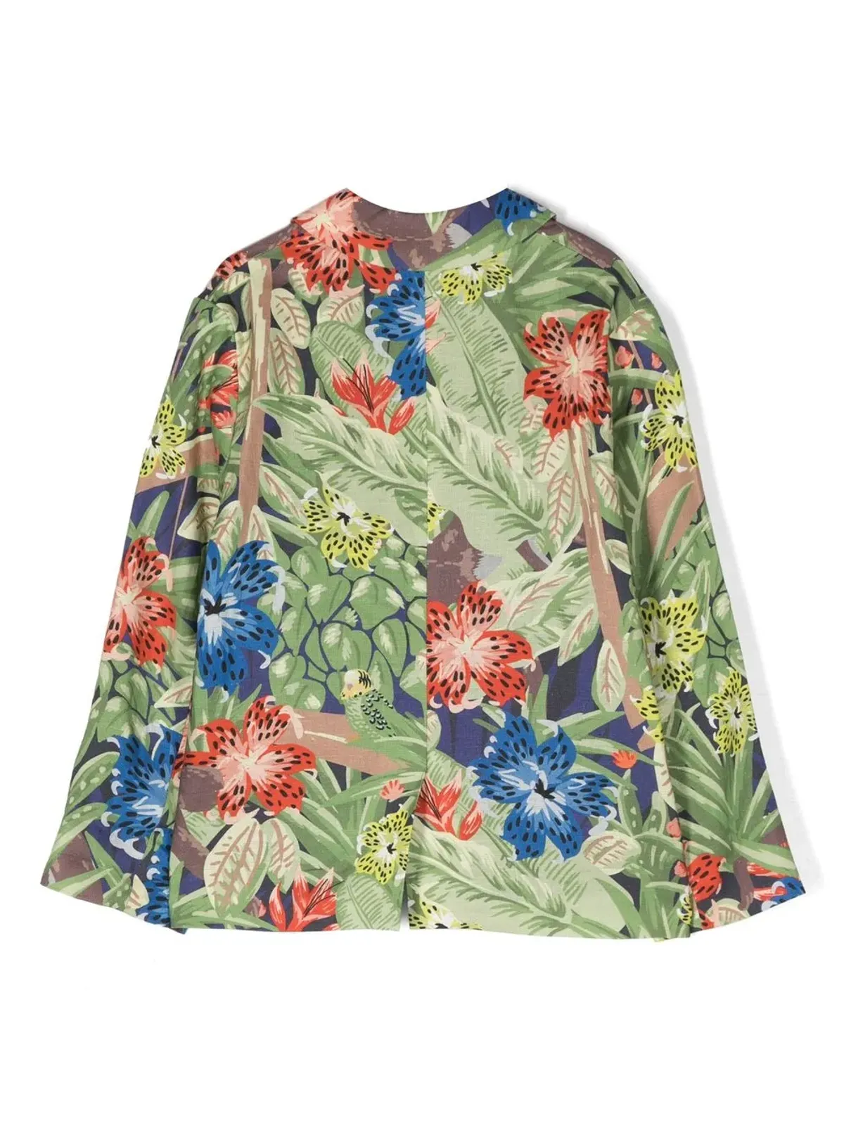 Kenzo Kids 花柄プリントのシングルブレザー - 画像2