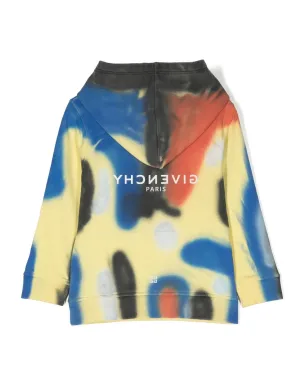 Givenchy Kids グラフィティ風ロゴプリントフーディ - サムネイル2