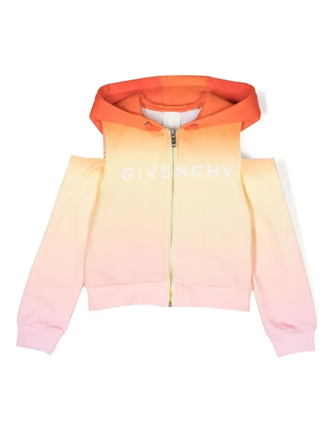 Givenchy Kids Givenchy Kids グラデーション ジップアップ スウェットシャツの商品画像