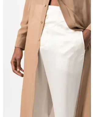 Saint Laurent ボタン付きスリムパンツ - Neutrals - サムネイル5