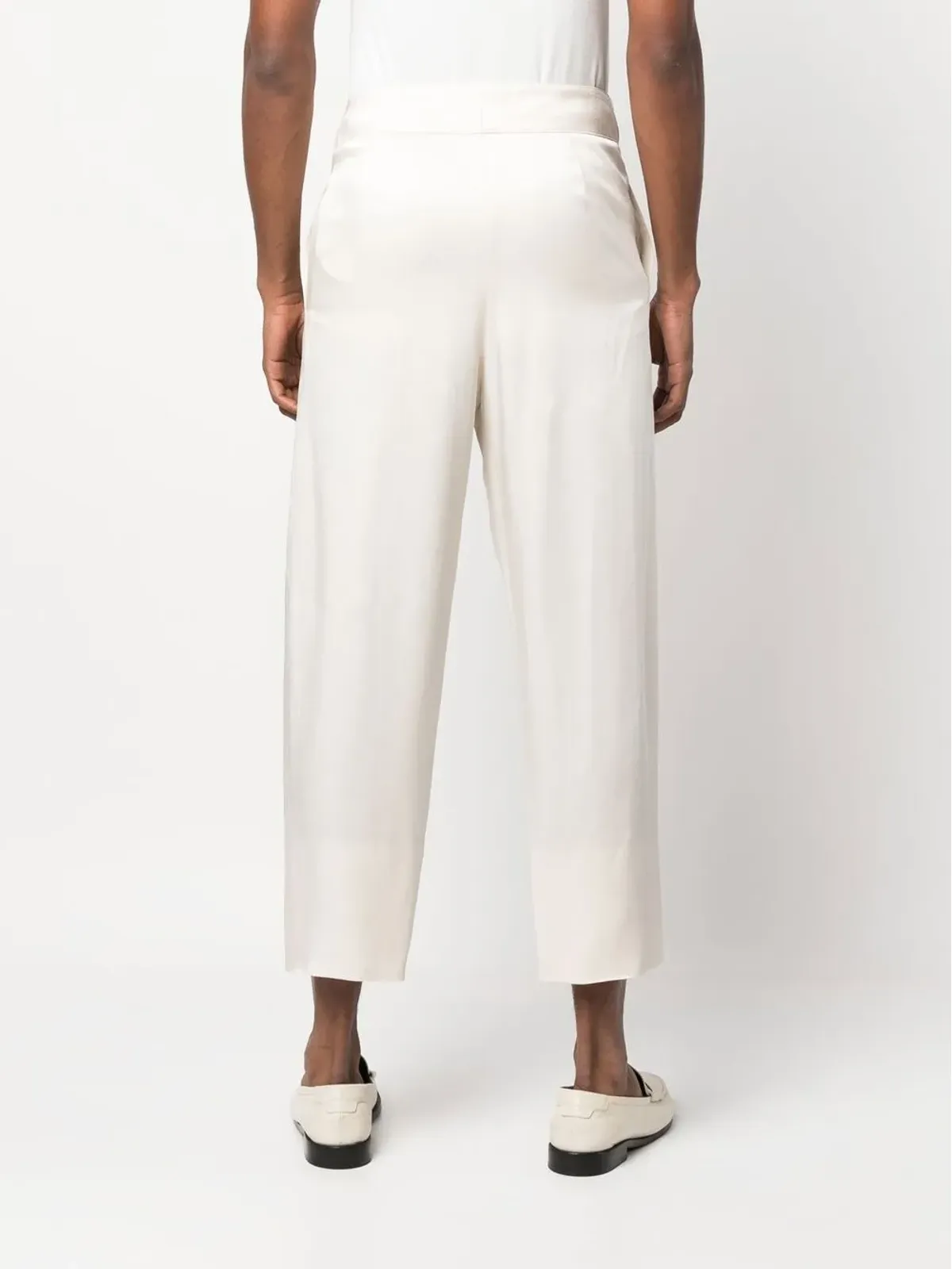 Saint Laurent ボタン付きスリムパンツ - Neutrals - 画像4
