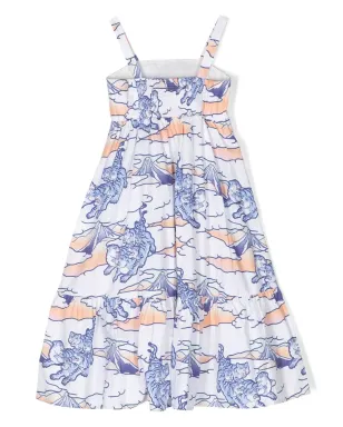 Kenzo Kids グラフィックプリントストラップドレス - サムネイル2