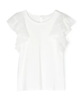 Chloé Kids ラッフル袖トップス - サムネイル1