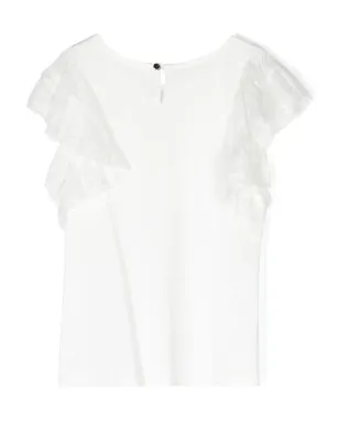 Chloé Kids ラッフル袖トップス - サムネイル2