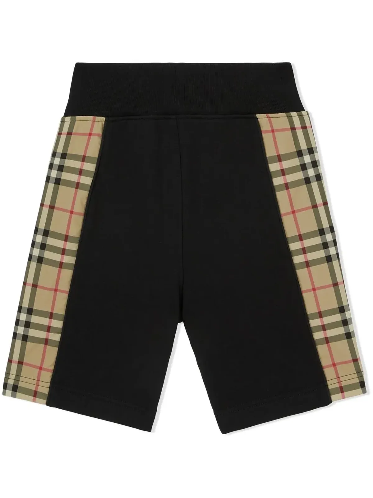 Burberry Kids ヴィンテージチェック パネルショーツ ブラック - 画像2