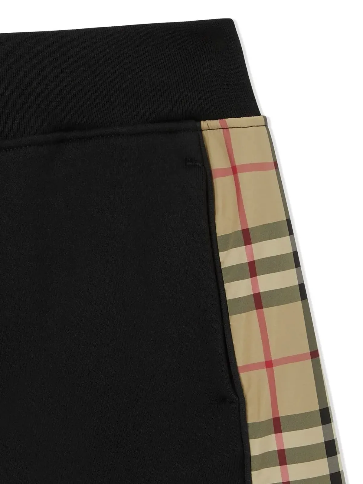 Burberry Kids ヴィンテージチェック パネルショーツ ブラック - 画像4