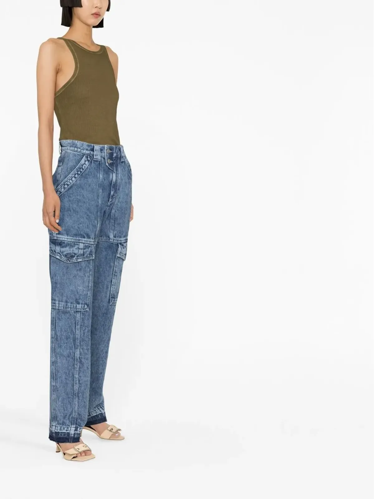 MARANT ÉTOILE Vayoneoカーゴジーンズ - 画像3