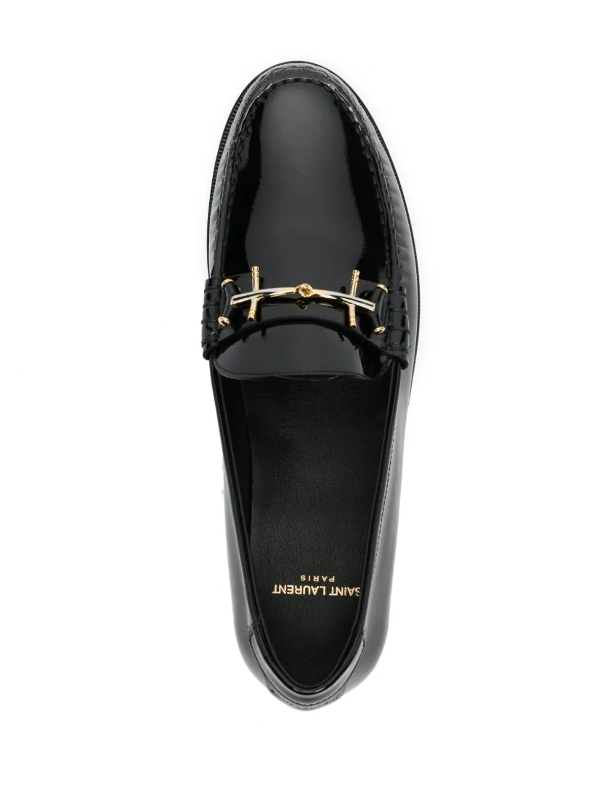 Saint Laurent パテントレザー ローファー - ブラック - 画像4