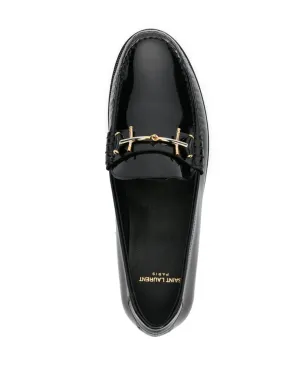 Saint Laurent パテントレザー ローファー - ブラック - サムネイル4