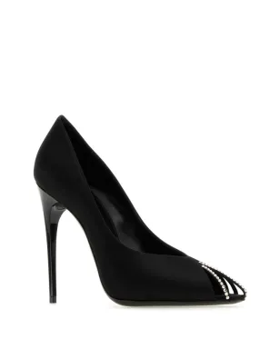 Saint Laurent マルティニーク サテンパンプス - ブラック - サムネイル2