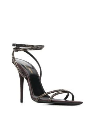 Saint Laurent アヴァ エンベリッシュド サンダル - サムネイル2