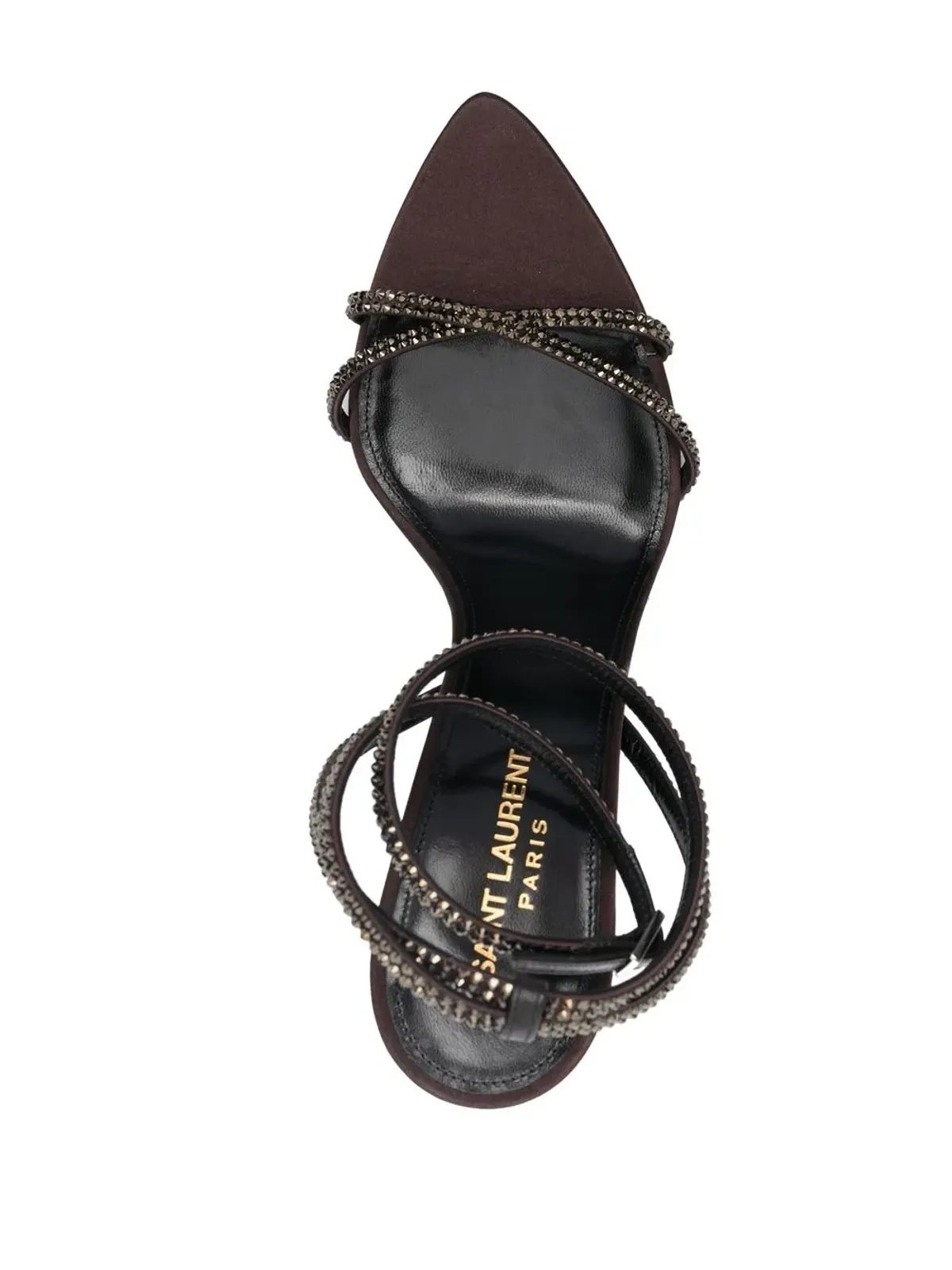 Saint Laurent アヴァ エンベリッシュド サンダル - 画像4