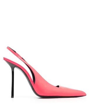 Saint Laurent Kiss 105 スリングバックパンプス - ピンク - サムネイル1