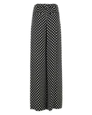 Saint Laurent ポルカドット柄 テーラードシルクパンツ - サムネイル2