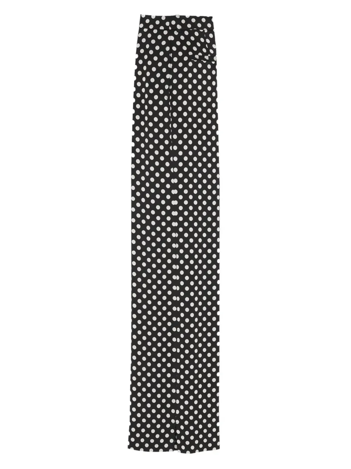 Saint Laurent ポルカドット柄 テーラードシルクパンツ - 画像3