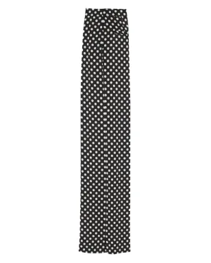 Saint Laurent ポルカドット柄 テーラードシルクパンツ - サムネイル3
