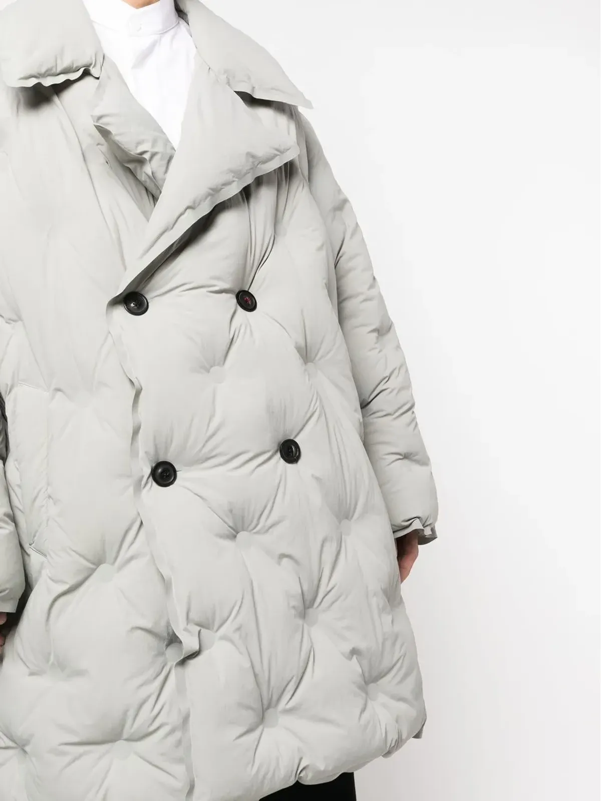 Maison Margiela ピークドラペル パディドコート - 画像5