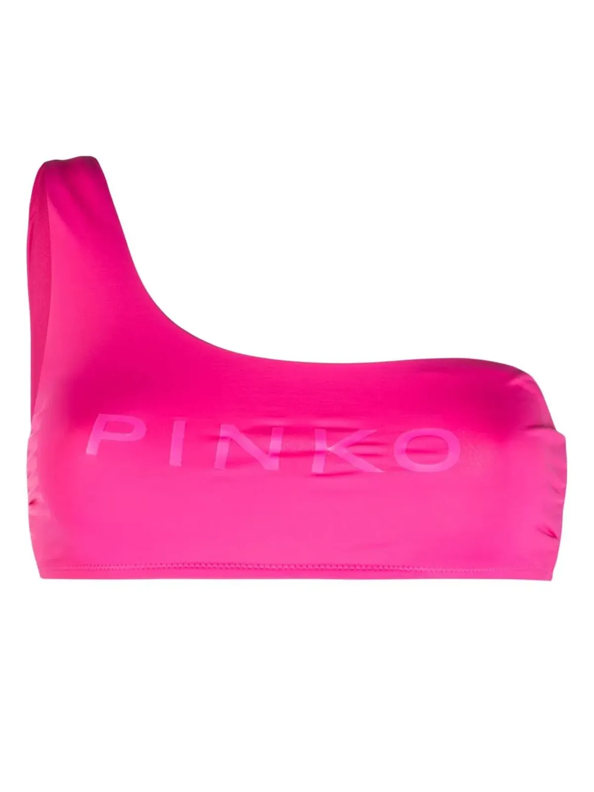 PINKO ワンショルダーロゴビキニトップ - 画像1