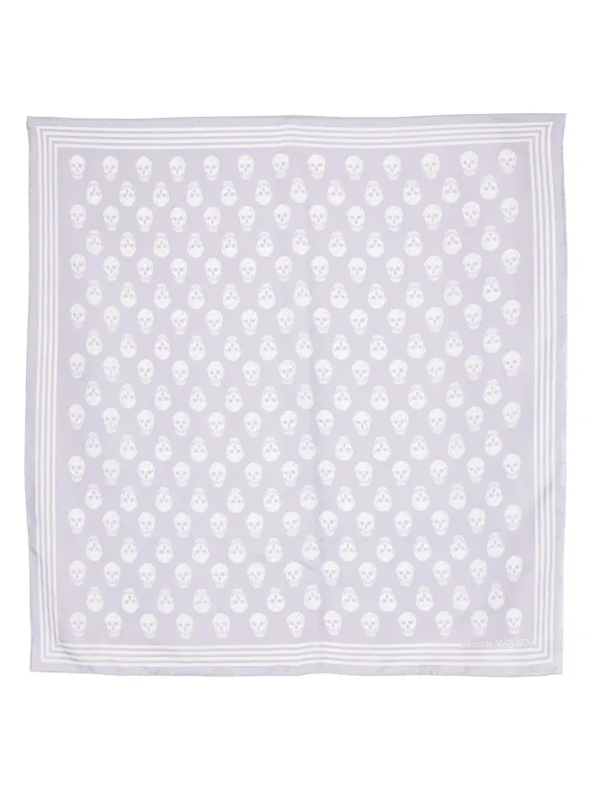 Alexander McQueen Alexander McQueen スカルプリント シルクスカーフの商品画像