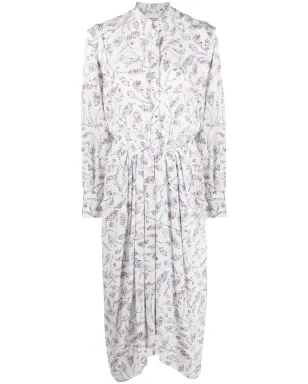 MARANT ÉTOILE Okley シャツドレス - White - サムネイル1