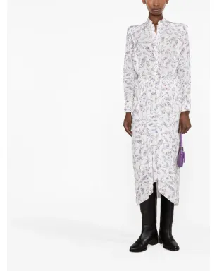 MARANT ÉTOILE Okley シャツドレス - White - サムネイル2