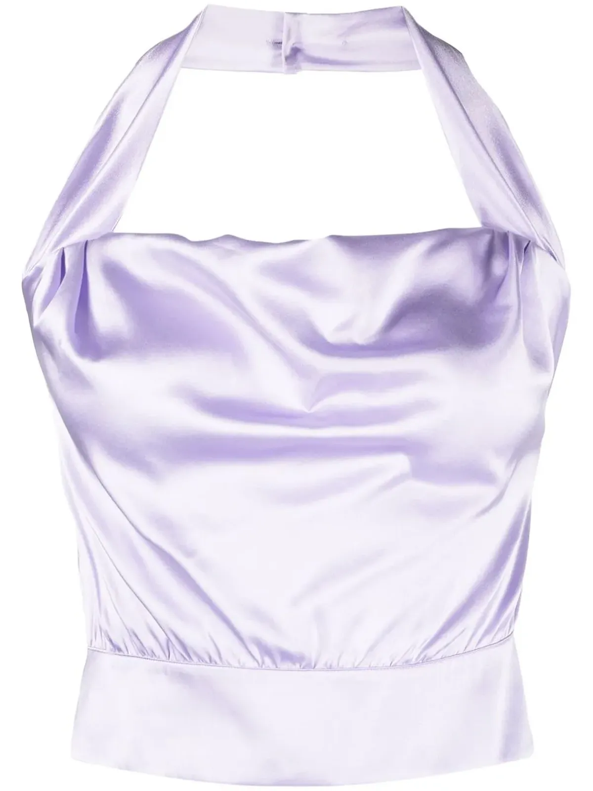 PINKO シルクハルターネックトップ - 画像1