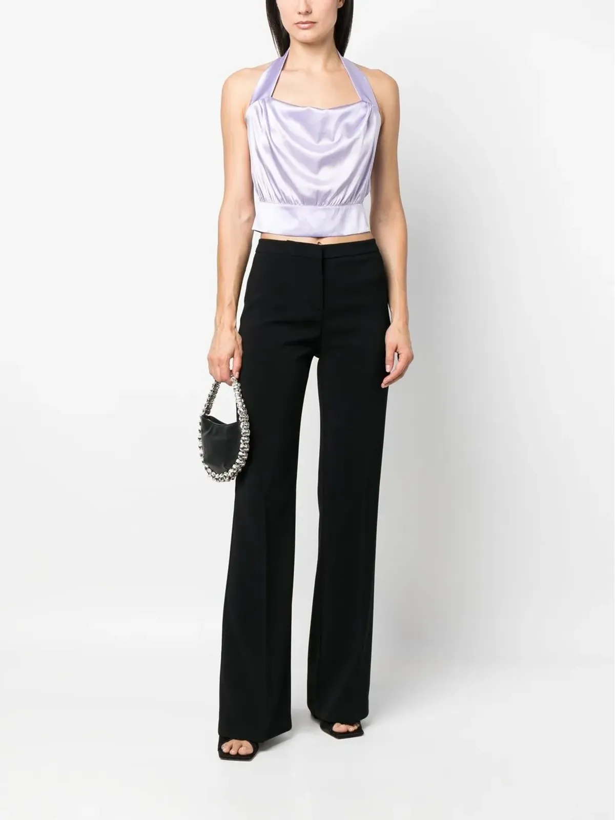 PINKO シルクハルターネックトップ - 画像2