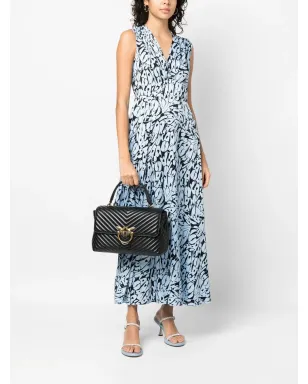 PINKO ラブバード ロゴ チェボンキルト バッグ - サムネイル2