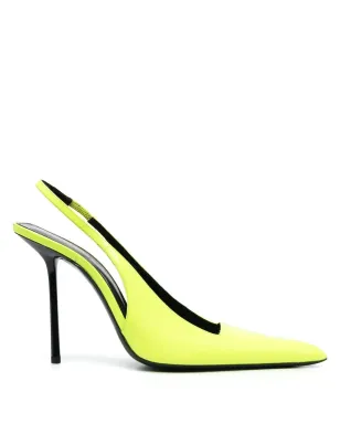 Saint Laurent Kiss 115mm スリングバックパンプス - サムネイル1
