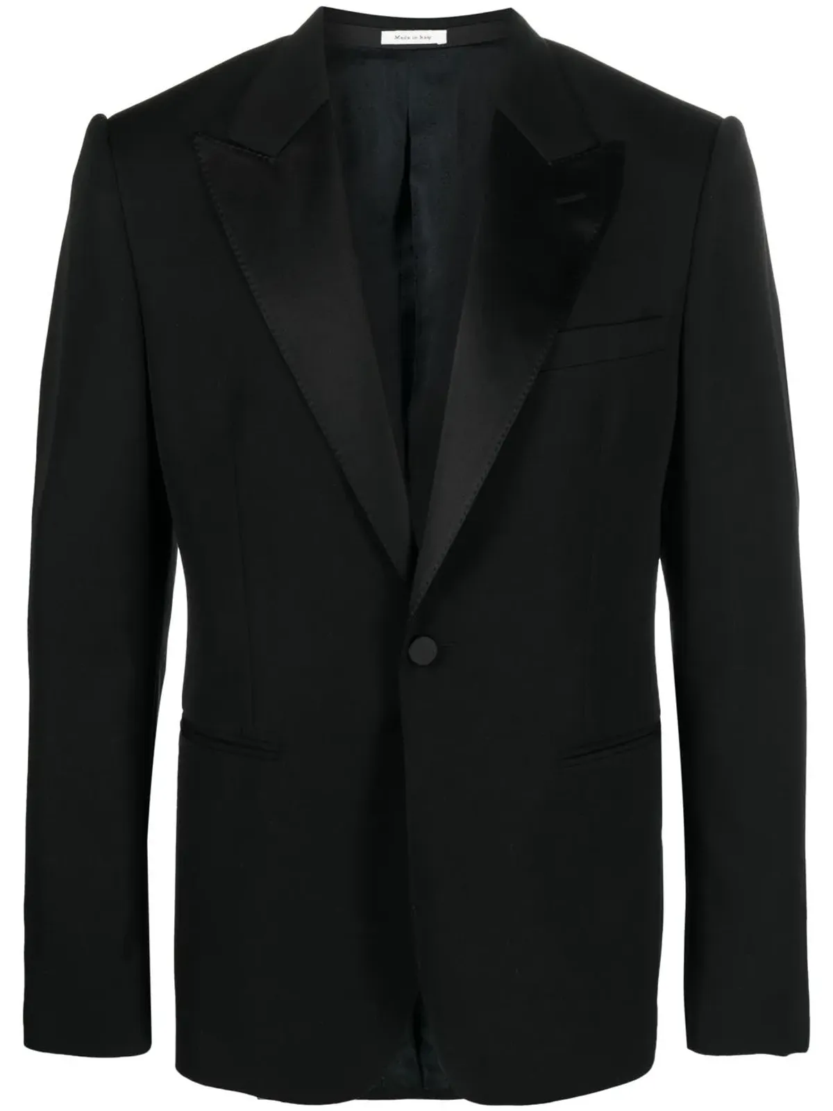 Alexander McQueen シルクラペル ブレザー - 画像1