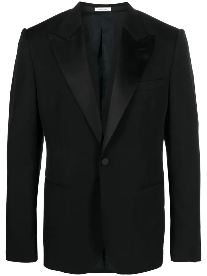 Alexander McQueen Alexander McQueen シルクラペル ブレザーの商品画像