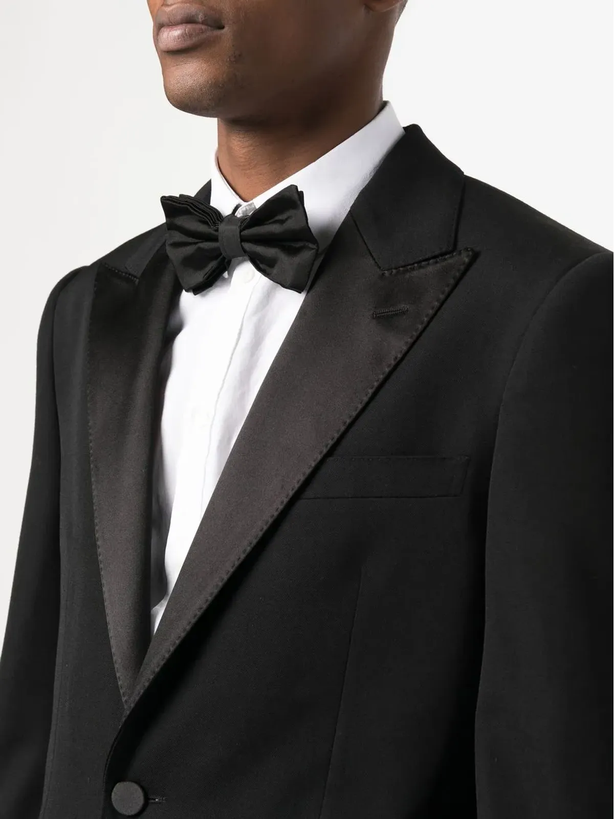 Alexander McQueen シルクラペル ブレザー - 画像5