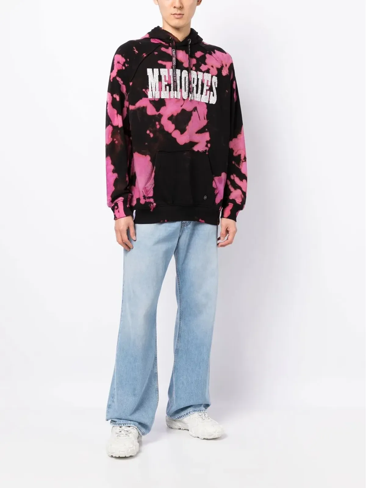 Stain Shade x Hiroshi Fujiwara タイダイプリント フード付きパーカー - 画像2