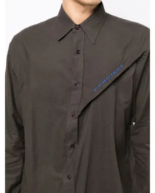 Y/Project 長袖前ボタン留めシャツ グレー - サムネイル5