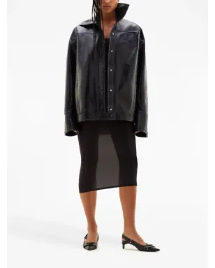 Courrèges アイコニック オーバーサイズ ヴィニル ジャケット - サムネイル2