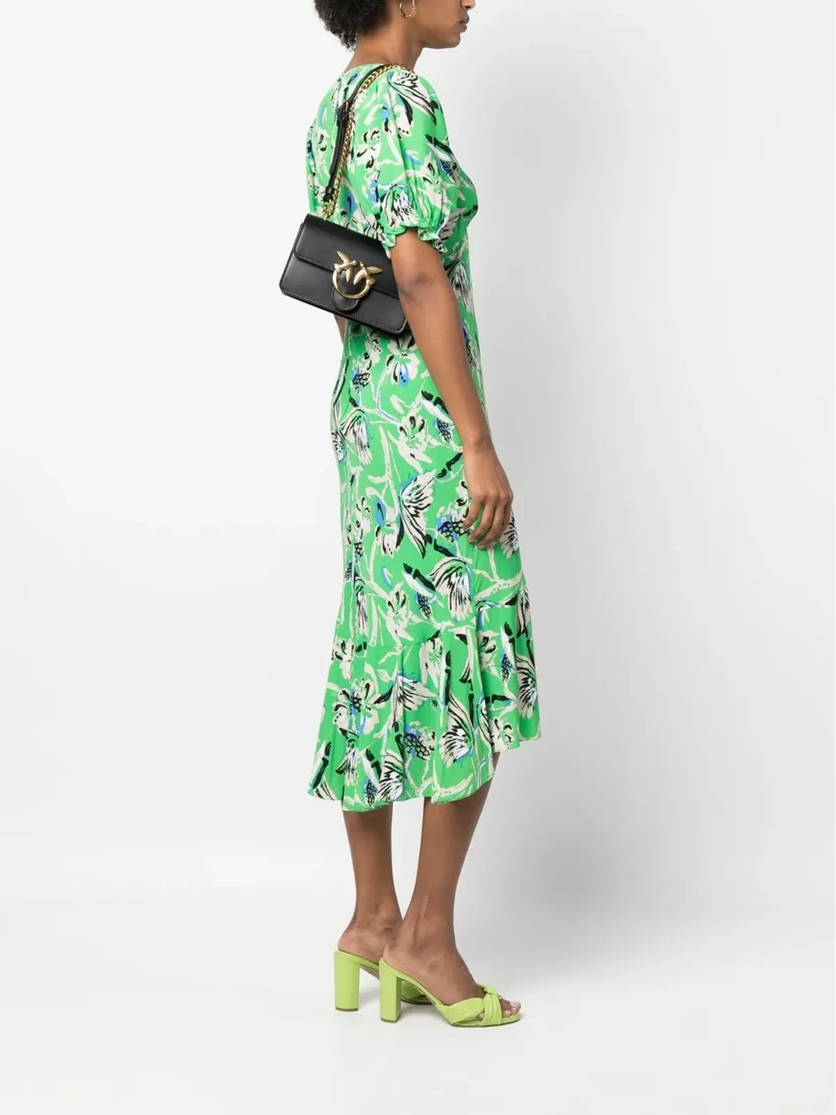PINKO Love-Birds カーフレザー ショルダーバッグ - 画像2