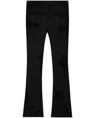 Courrèges ディストレストエフェクト フレアパンツ ブラック - サムネイル1