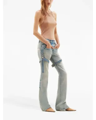 Courrèges レーサーデニムパンツ - サムネイル3