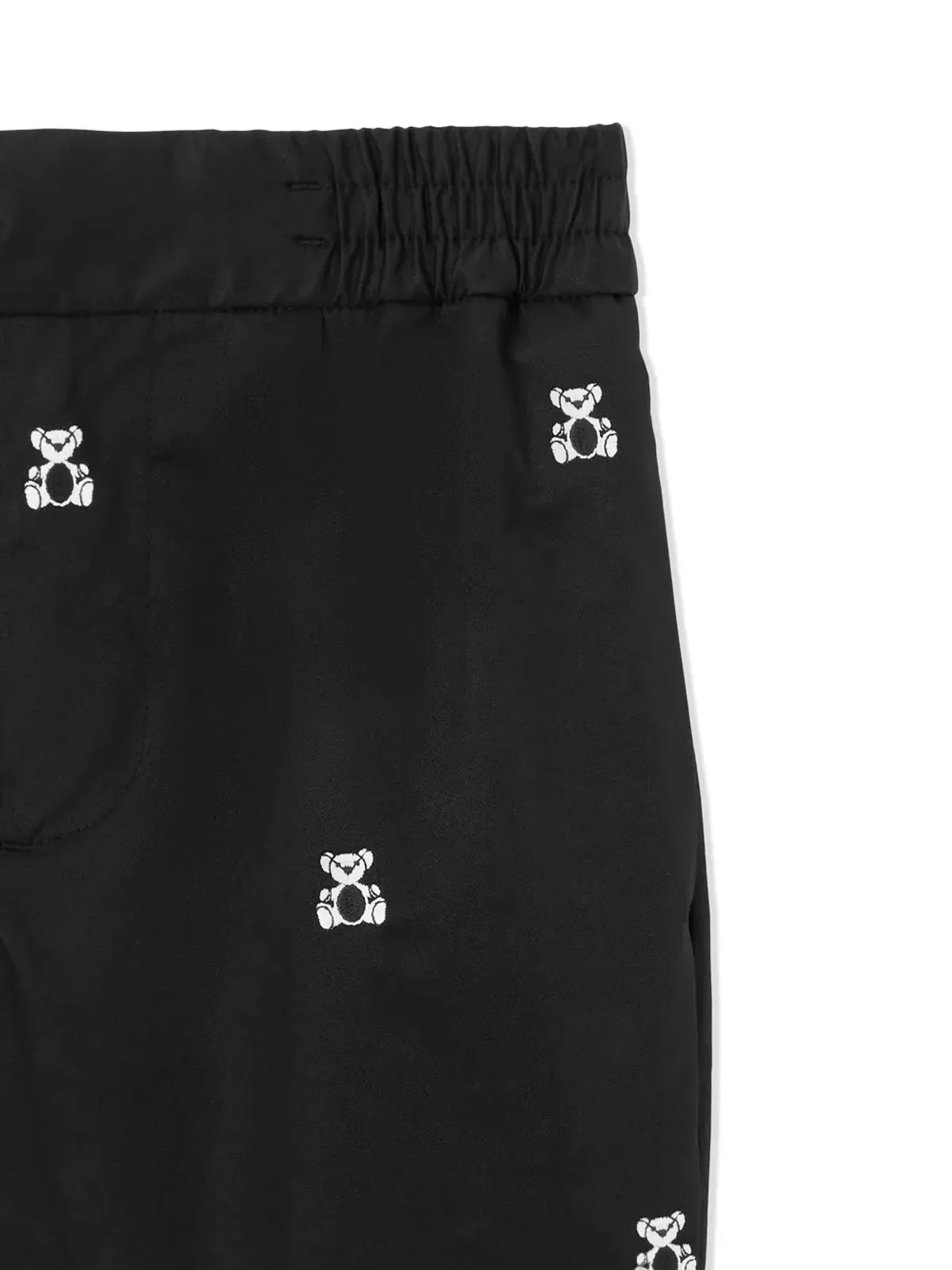 Burberry Kids トーマスベア刺繍ストレートレッグパンツ - 画像4