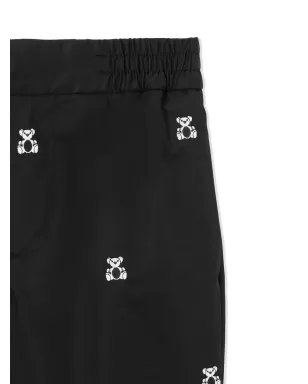 Burberry Kids トーマスベア刺繍ストレートレッグパンツ - サムネイル4