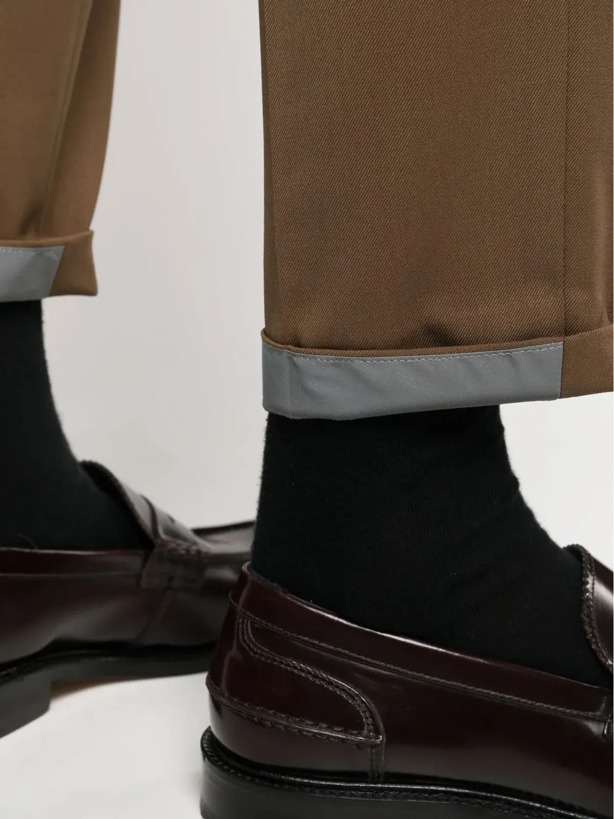 PT Torino ストレッチウール テーパードパンツ - 画像5