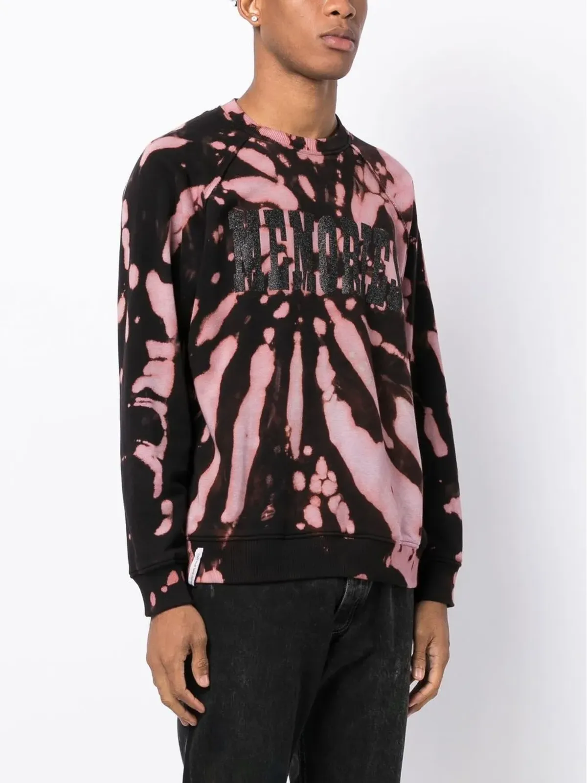 Stain Shade x Hiroshi Fujiwara ブリーチ加工スウェットシャツ - ブラック - 画像3