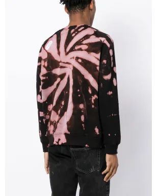 Stain Shade x Hiroshi Fujiwara ブリーチ加工スウェットシャツ - ブラック - サムネイル4