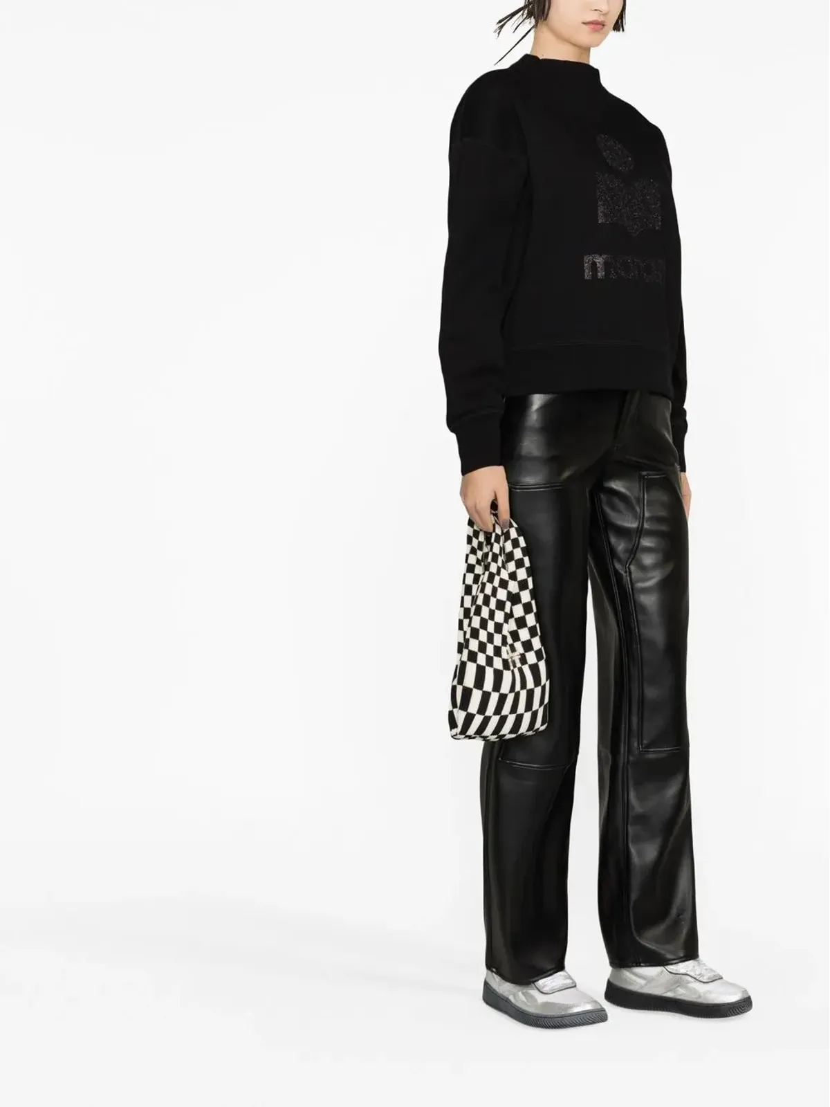 MARANT ÉTOILE Moby ロゴプリント スウェットシャツ - 画像4