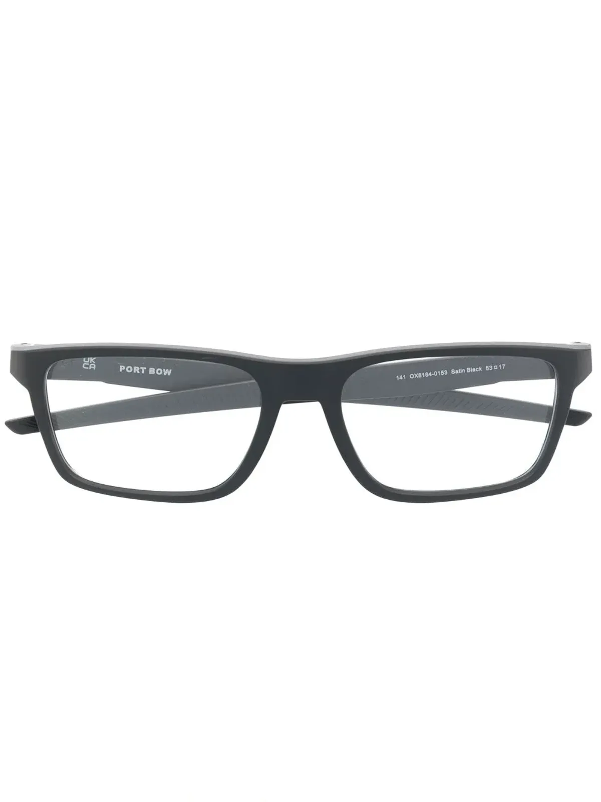 Oakley Port Bow rectangle-frame glasses - Black - 画像1