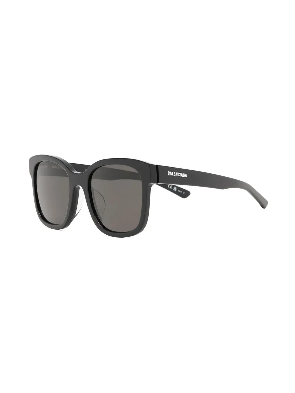 Balenciaga Eyewear ロゴプリントのスクエアフレームサングラス - 画像2