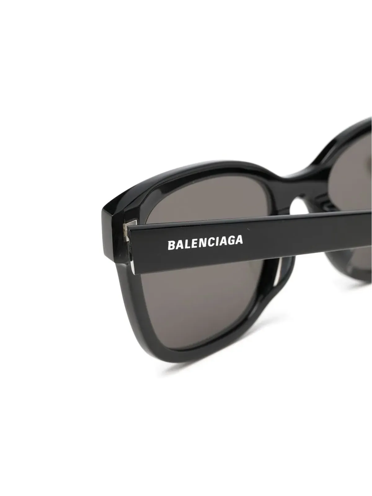 Balenciaga Eyewear ロゴプリントのスクエアフレームサングラス - 画像3
