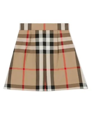 Burberry Kids ヴィンテージチェック プリーツスカート - サムネイル1