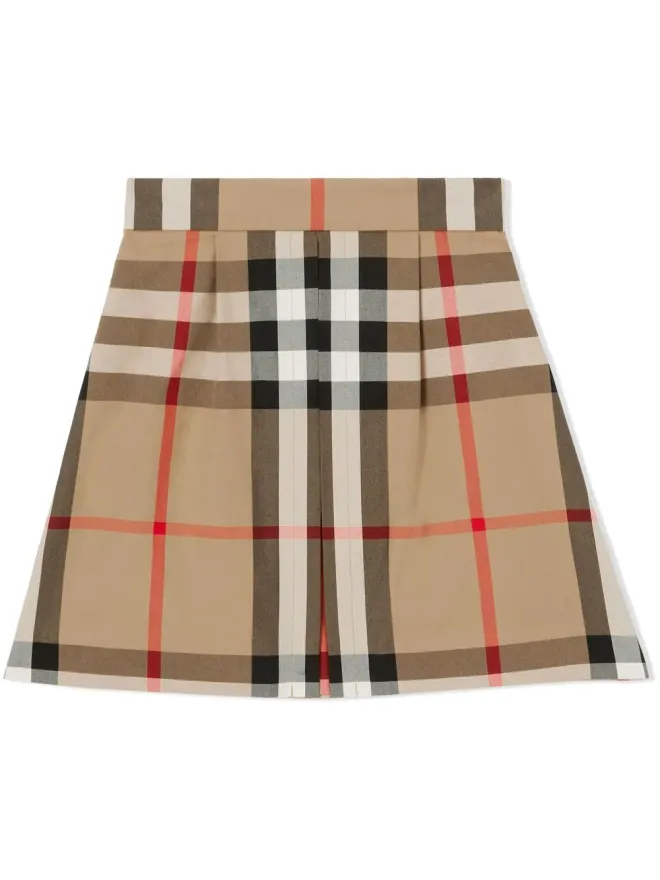 Burberry Kids Burberry Kids ヴィンテージチェック プリーツスカートの商品画像